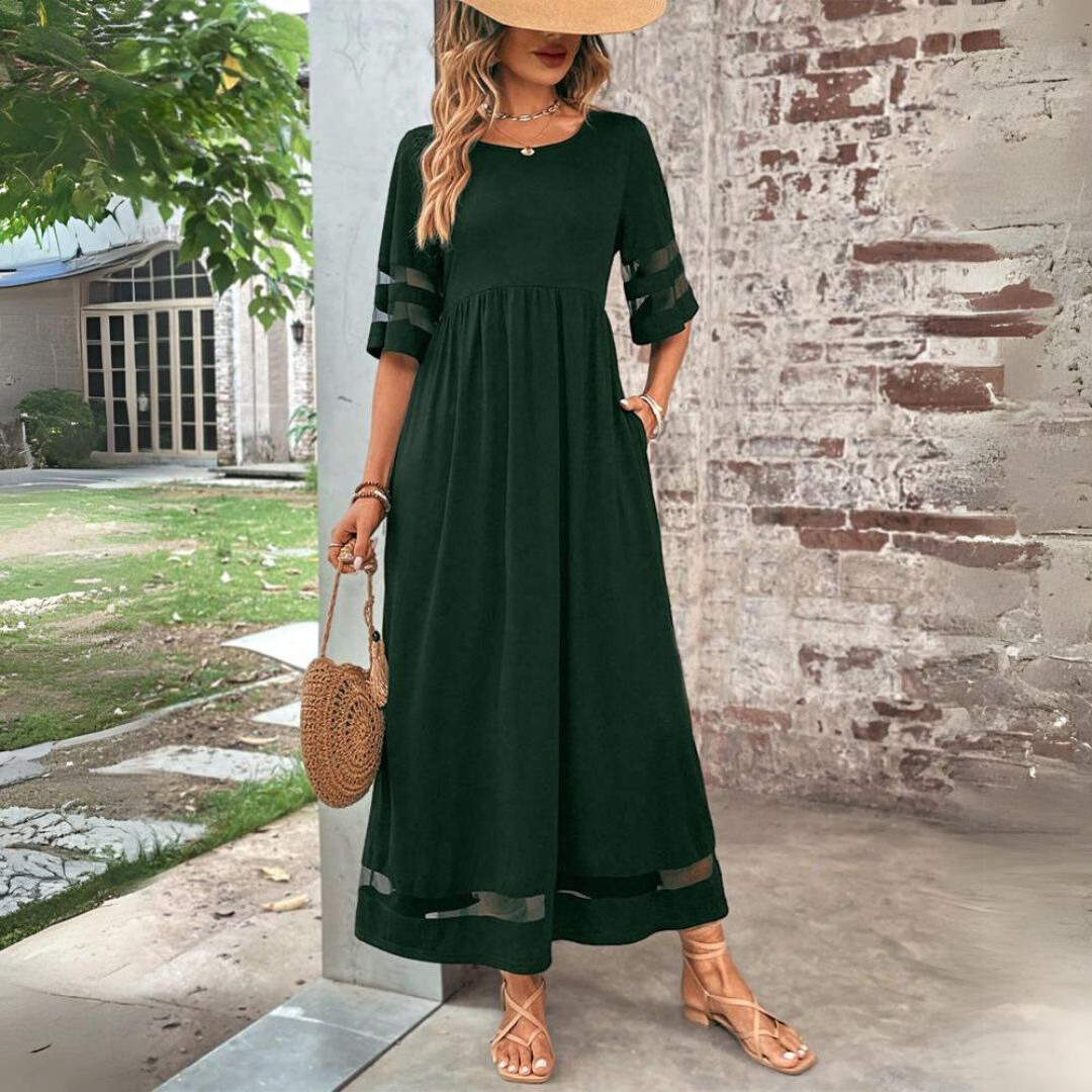 Women’s Long Maxi Dress with Empire Waist for Formal Events 4