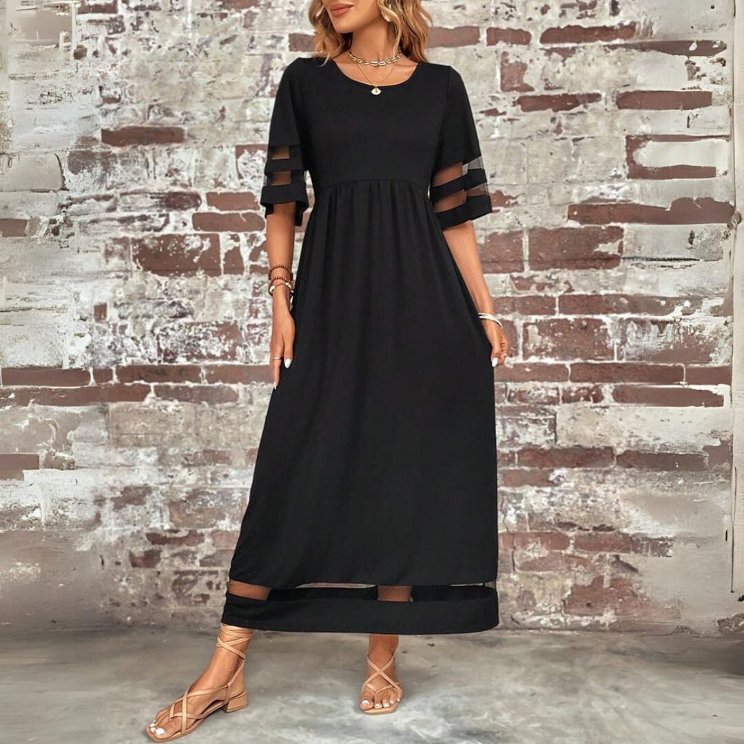 Women’s Long Maxi Dress with Empire Waist for Formal Events 6