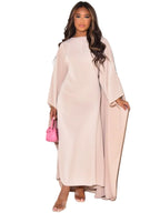 Women’s Loose Cotton Maxi Dress in White 0