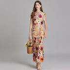 Women’s Short Sleeve Sheer Maxi Dress with Floral Embroidery 6