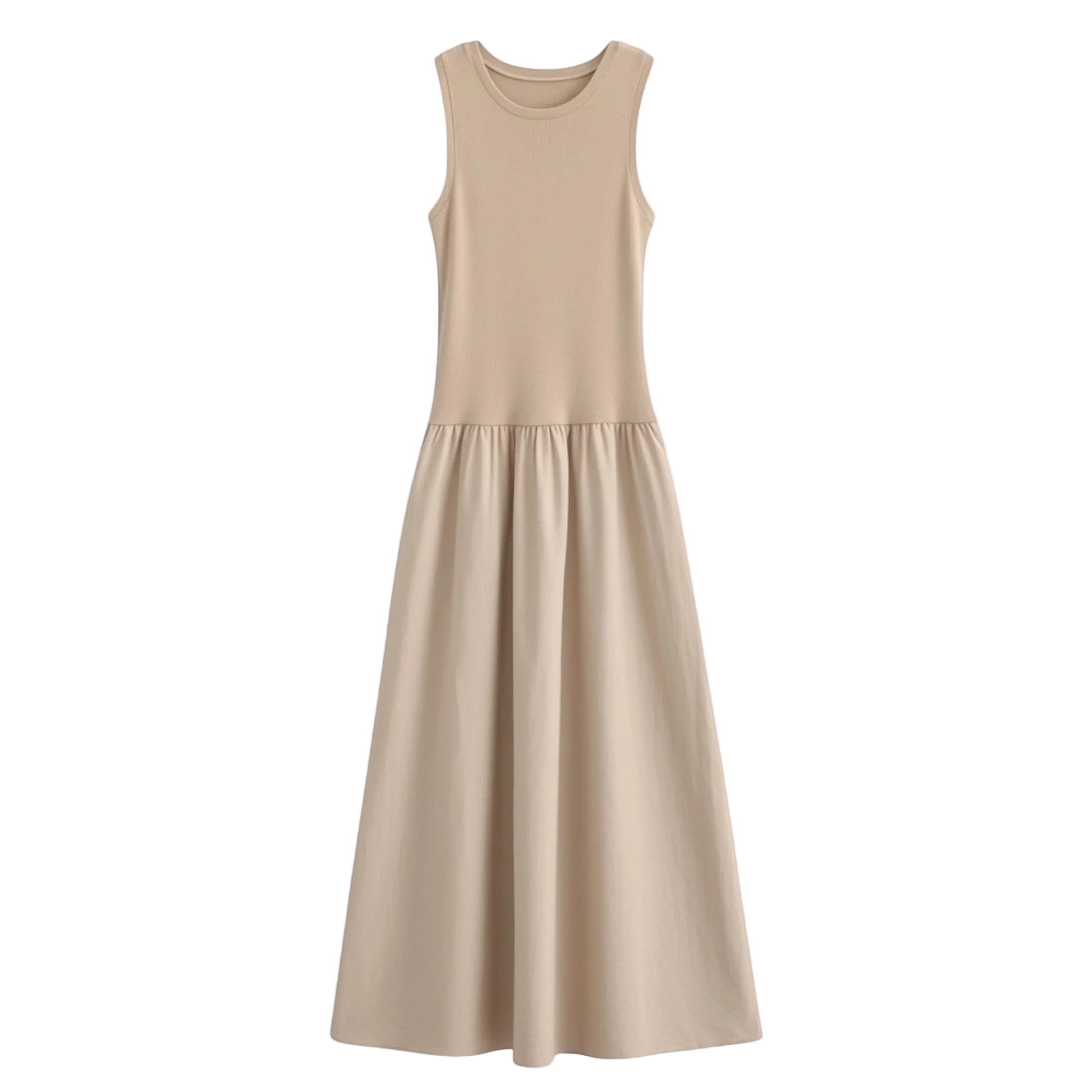 Women’s Slim-Fit Belted Day Dress in Lightweight Fabric 0