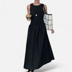 Women’s Slim-Fit Belted Day Dress in Lightweight Fabric 7