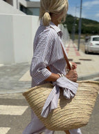 Women’s Striped Shirt Dress with Relaxed Fit for Summer 6