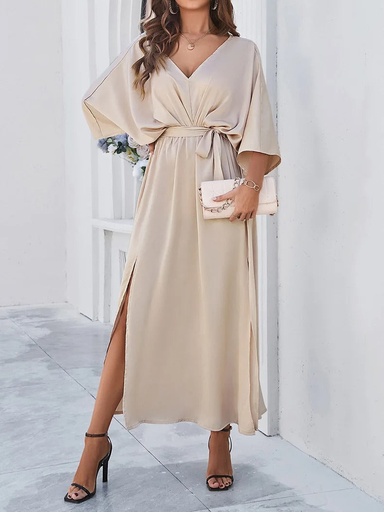 Women’s V-Neck Black Summer Dress in Multiple Sizes 0