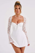 Women’s Sleeveless Mini Party Dress with Fitted Bodice 1