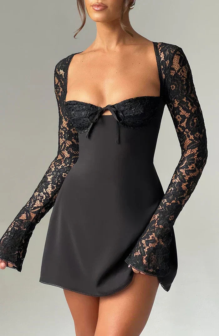 Women’s Sleeveless Mini Party Dress with Fitted Bodice 16