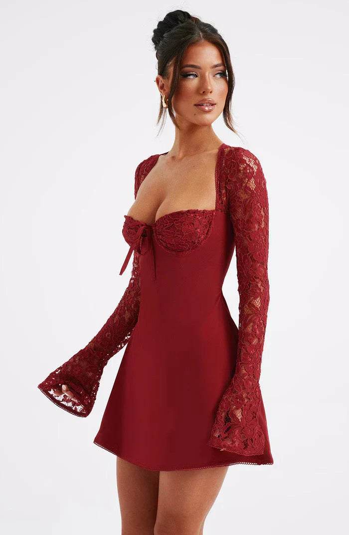 Women’s Sleeveless Mini Party Dress with Fitted Bodice 20