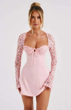 Women’s Sleeveless Mini Party Dress with Fitted Bodice 22