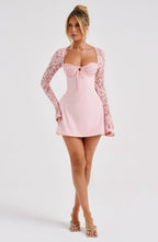Women’s Sleeveless Mini Party Dress with Fitted Bodice 24
