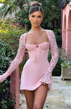 Women’s Sleeveless Mini Party Dress with Fitted Bodice 27