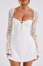 Women’s Sleeveless Mini Party Dress with Fitted Bodice 4