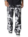 Men’s Cargo Pants with High-Contrast Print