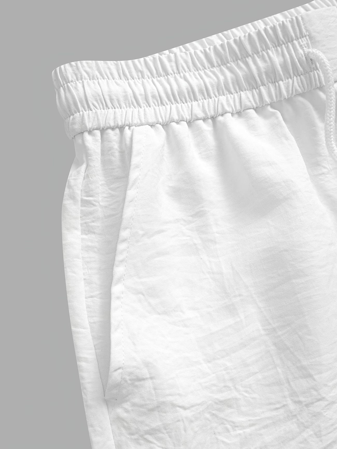 Men’s Palm Tree Embroidered Two-Piece Set