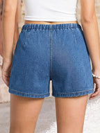 Women’s High-Rise Shorts with Patch Pockets