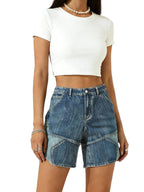 Women’s Patchwork Star Shorts