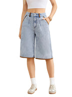 Women’s Wide-Leg Shorts with Contrast Trim